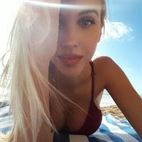 Maria Domark in a bikini