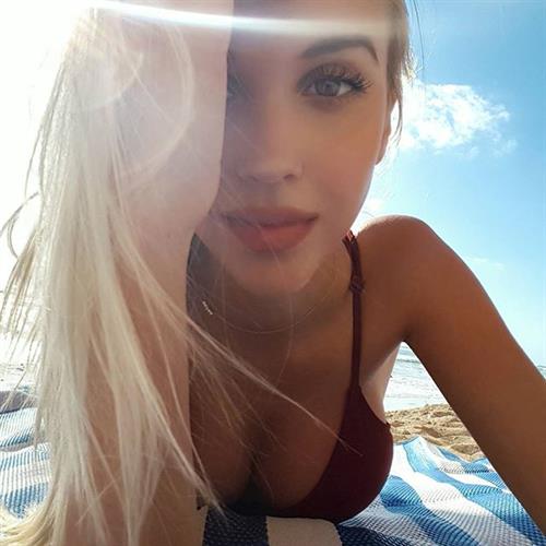 Maria Domark in a bikini