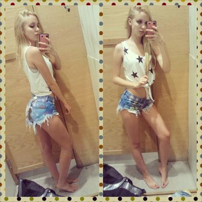 Maria Domark taking a selfie