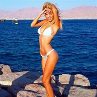 Maria Domark in a bikini