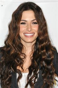 Sarah Shahi Blue Tie Blue Jean Ball in Beverly Hills November 29, 2012