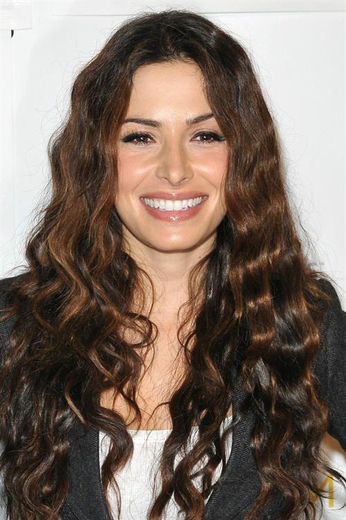 Sarah Shahi Blue Tie Blue Jean Ball in Beverly Hills November 29, 2012