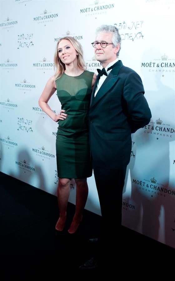 Scarlett Johansson Gala in Moscow celebrating 250 years of Moët & Chandon - 10/4/12