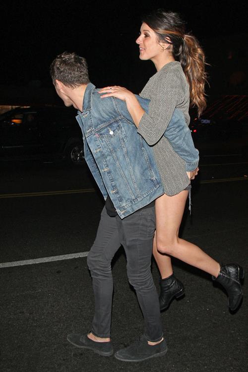 Shenae Grimes leaving Pink Taco in West Hollywood 9/29/2012 