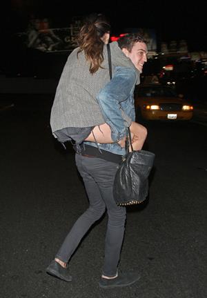 Shenae Grimes leaving Pink Taco in West Hollywood 9/29/2012 