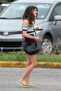 Shenae Grimes on the set of Empire State in New Orleans  -  June 7, 2012