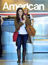 Shiri Appleby departing from LA Airport Sept 30, 2012  