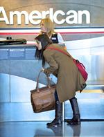 Shiri Appleby departing from LA Airport Sept 30, 2012  