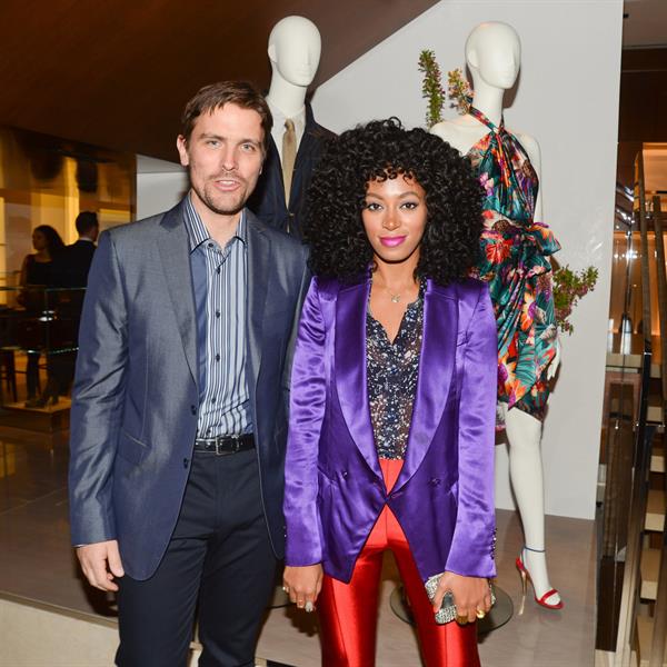 Salvatore Ferragamo's Fifth Avenue Flagship Store Re-Opening in New York City - April 12, 2012