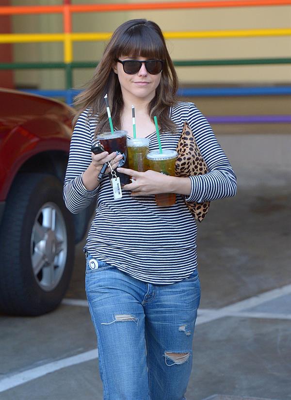 Sophia Bush - Out for Starbucks coffee in LA 12/21/12  