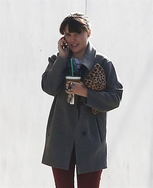 Sophia Bush at Starbucks in Beverly Hills 12/27/12 