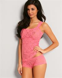 Johanna Lundback in lingerie