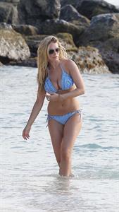 April Summers in a bikini