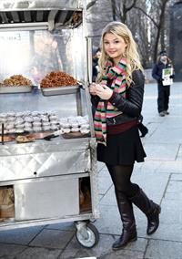 Stefanie Scott on holiday in NY 12/28/12 