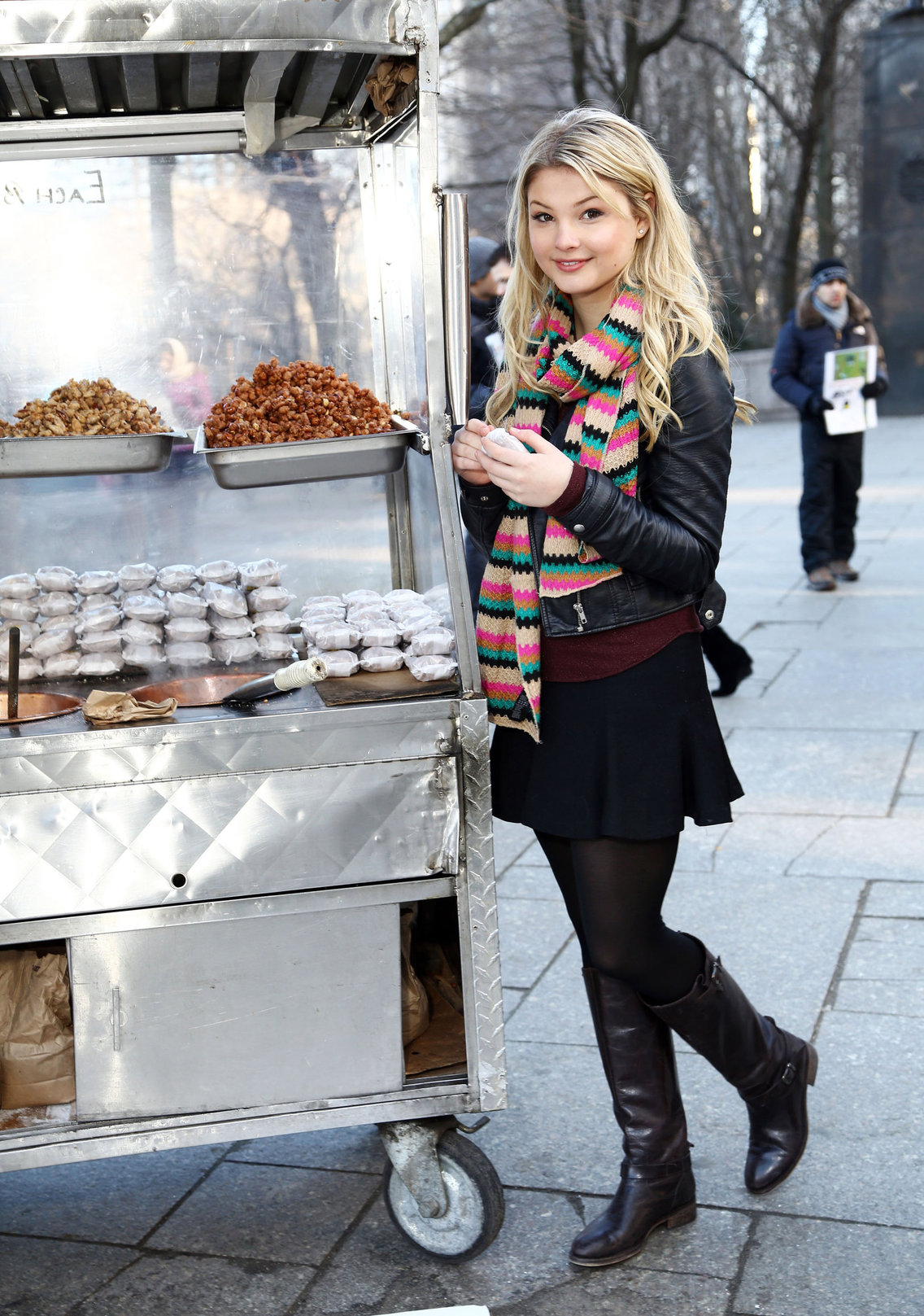 Stefanie Scott on holiday in NY 12/28/12 