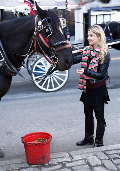 Stefanie Scott on holiday in NY 12/28/12 