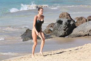 Stephanie Seymour - bikini in St. Barts 12/26/12  