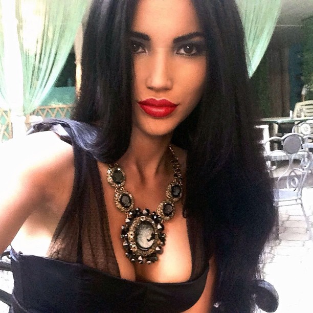 Svetlana Bilyalova taking a selfie