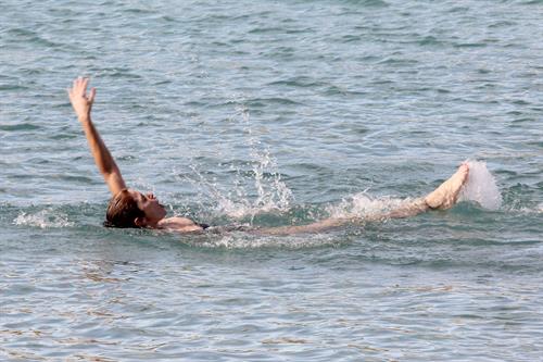 Stephanie Seymour - bikini in St. Barts 12/26/12  
