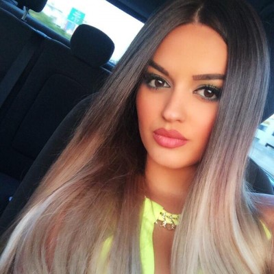 Enca Haxhia taking a selfie