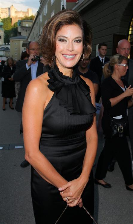 Teri Hatcher - Arrives for a Concert Salzburg Festival July 30, 2012