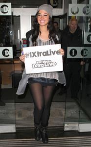 Tulisa Contostavlos Radio 1 in London - October 26, 2012