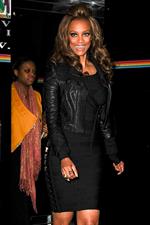 Tyra Banks Heads to  The Wendy Williams Show  studios in New York (November 15, 2012) 