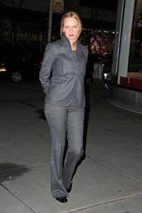 Uma Thurman Arriving at Christie's Auction House in New York December 18, 2012 