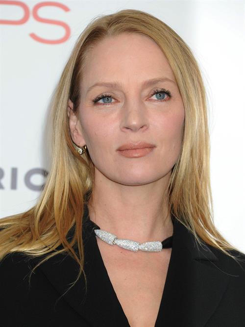 Uma Thurman New York Premiere of 'Playing for Keeps' presented by The Cinema Society & Film District December 5 