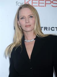 Uma Thurman New York Premiere of 'Playing for Keeps' presented by The Cinema Society & Film District December 5 