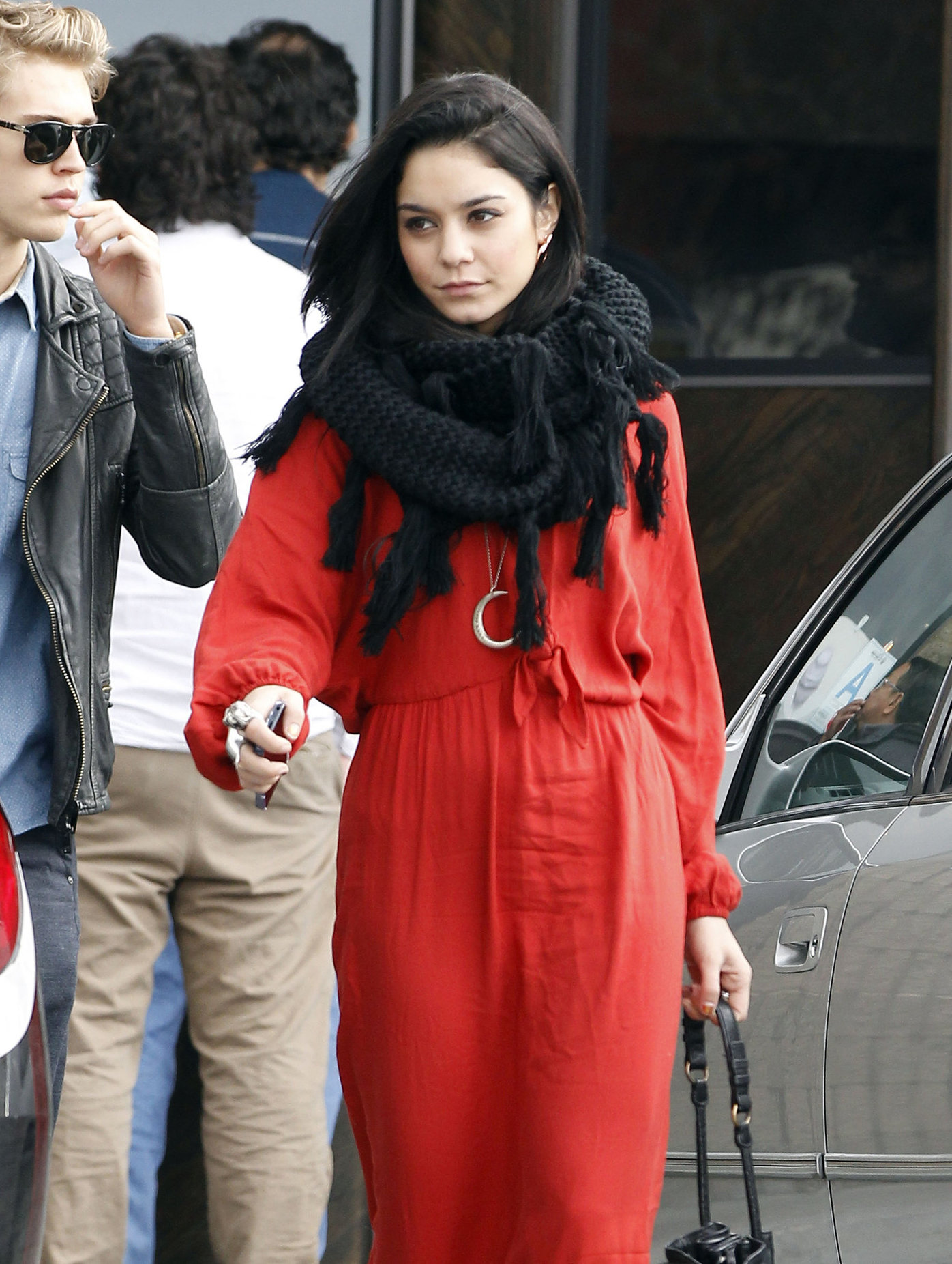 Vanessa Hudgens - headed to church in Hollywood 12/30/12  