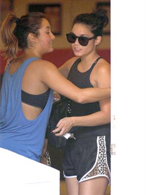Vanessa Hudgens at a Piloing class in Studio City 9/29/12 