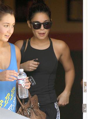 Vanessa Hudgens at a Piloing class in Studio City 9/29/12 