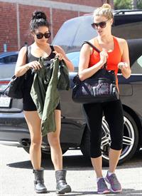 Vanessa Hudgens heading to a gym in LA October 3, 2012 