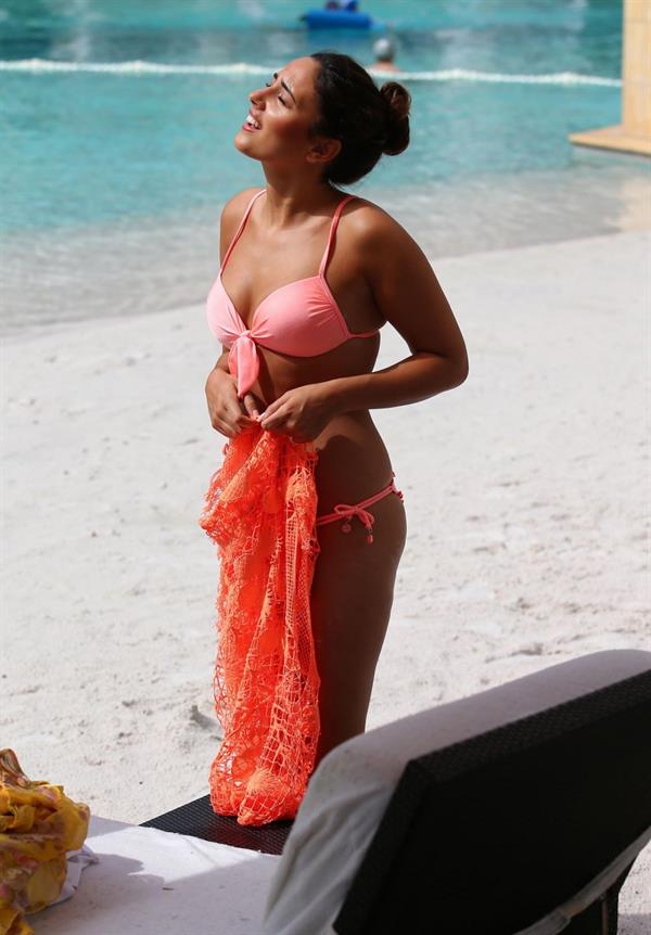 Nadia Forde in a bikini