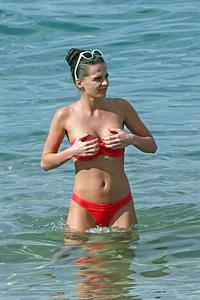 Anna Andres in a bikini