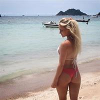 Anna Nyström in a bikini - ass