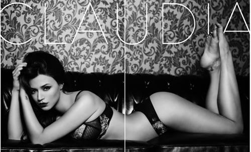 Claudia Dean in lingerie