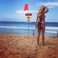 Jess Harbour in a bikini - ass