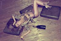 Veronika Fasterova in a bikini