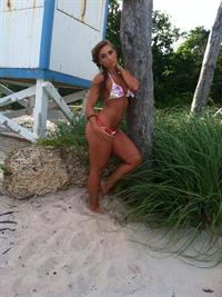 Nicole Mejia in a bikini