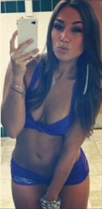 Nicole Mejia taking a selfie