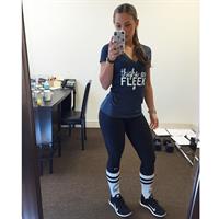 Nicole Mejia taking a selfie
