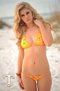 Chrissy Blair in a bikini