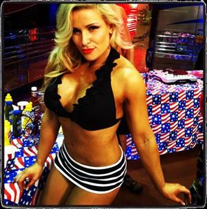 Natalya Neidhart in lingerie