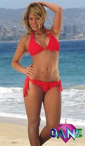 Yamna Lobos in a bikini