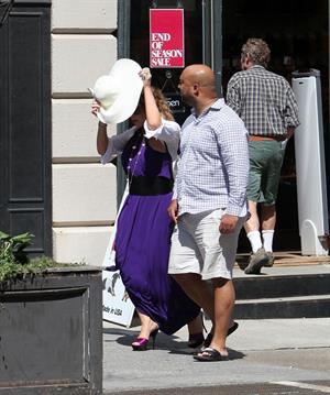 Mariah Carey strolls around New York City August 25, 2014