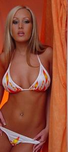 Jessica Barton in a bikini