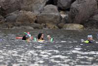 Rihanna enjoying a break on a yacht in Ponza August 29, 2014