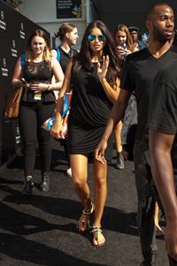 Adriana Lima @ New York Fashion Week September 4, 2014